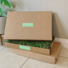 Load image into Gallery viewer, Disposable, real grass potty patch for large dogs weighing 15-30 lbs or multiple small dogs.

